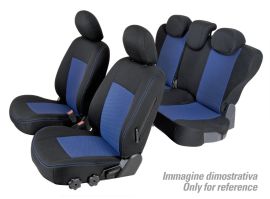 Set coprisedili Superior - Nero/Blu - su misura per Audi A6 Avant (09/11>07/18)