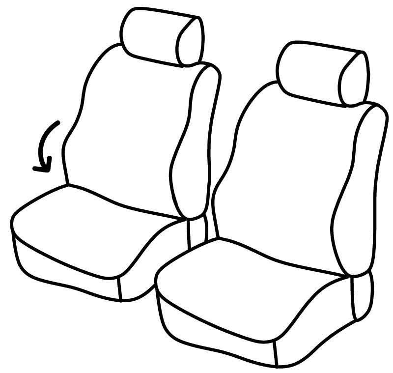 Set coprisedili Superior - Beige - su misura per Citroen Berlingo (04/08>05/18)