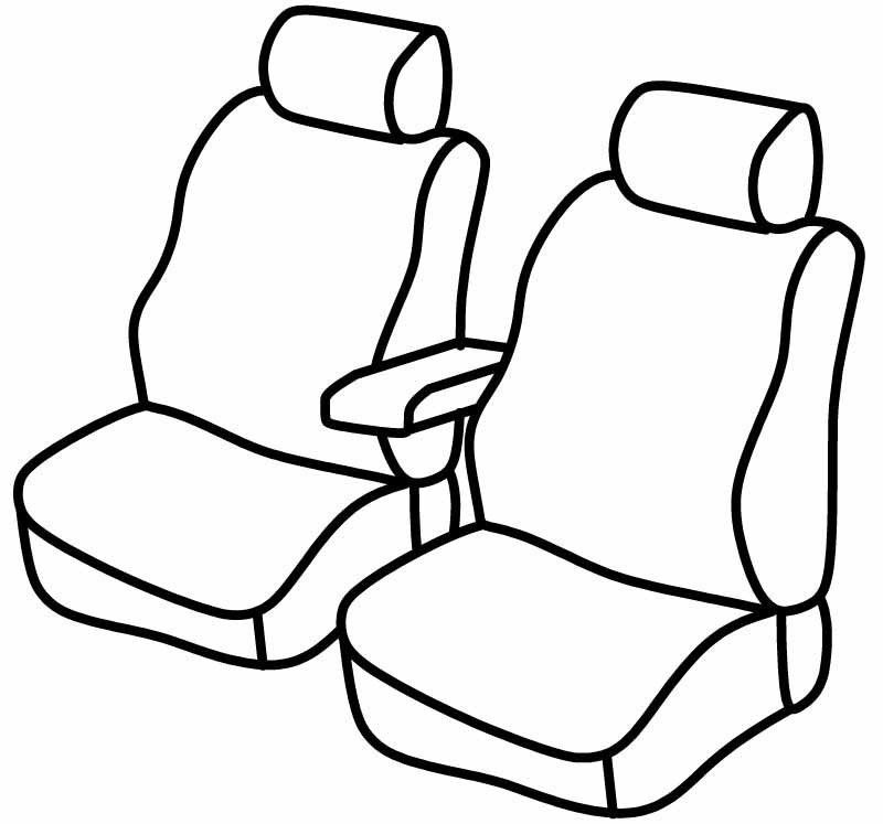 Set coprisedili Superior - Beige - su misura per Citroen Jumper (04/06>04/14)  - Fiat Ducato (07/06>04/14)  - Peugeot Boxer (04/06>04/14)