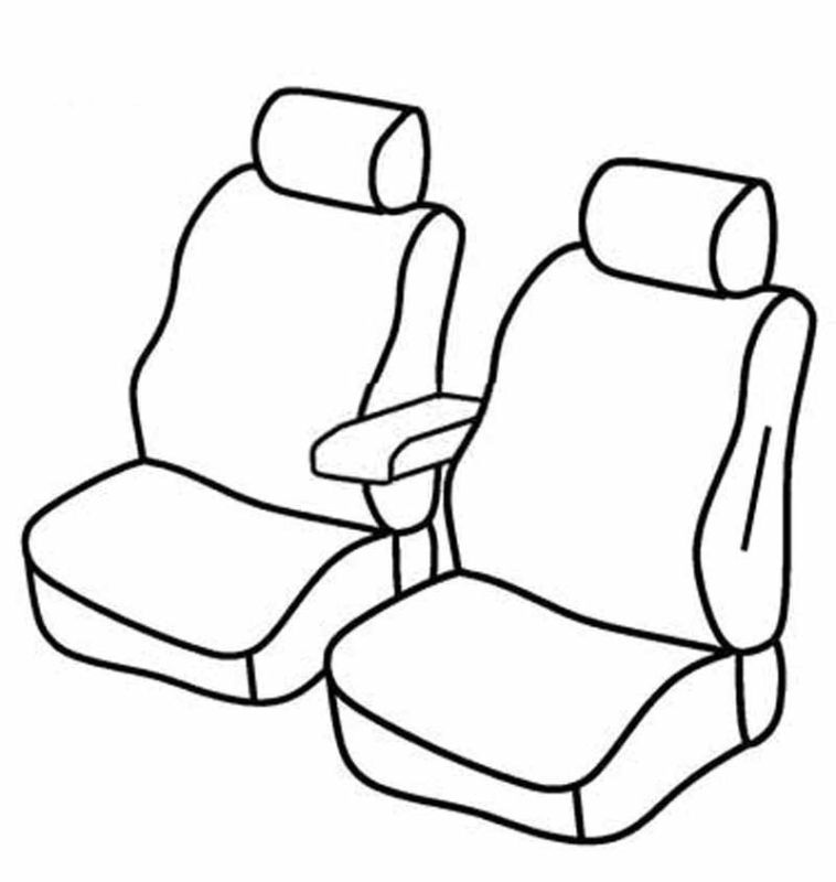 Set coprisedili Superior - Beige - su misura per Fiat Doblò Cargo (11/00>12/09) Fino al 2007