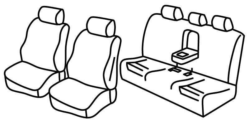 Set coprisedili Superior - Beige - su misura per Bmw Serie 3 (F30) (02/12>11/18)
