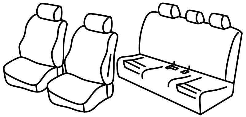 Set coprisedili Superior - Beige - su misura per Bmw Serie 3 (F30) (02/12>11/18)