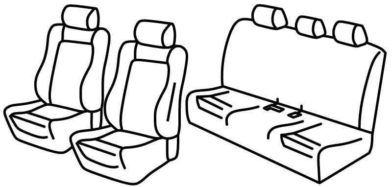 Set coprisedili Superior - Beige - su misura per Bmw Serie 3 (F30) (02/12>11/18)