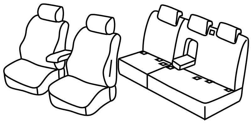 Set coprisedili Superior - Beige - su misura per Audi Q5 (11/08>02/17)