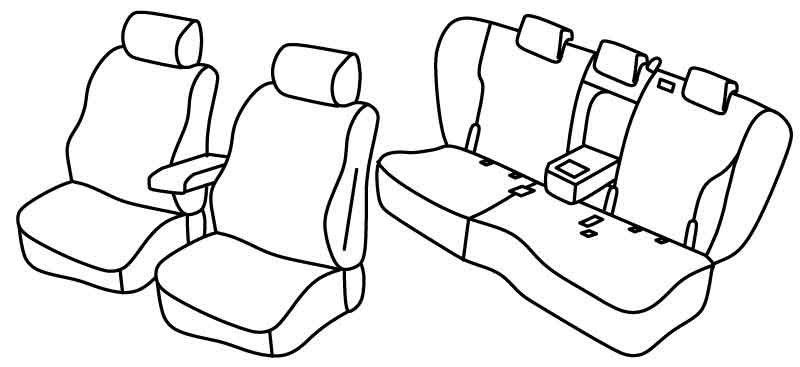 Set coprisedili Superior - Beige - su misura per Audi Q5 (03/17>)