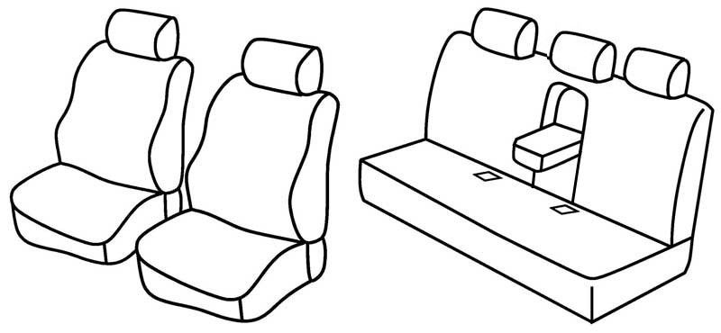 Set coprisedili Superior - Beige - su misura per Bmw Serie 3 (E46) (03/98>02/05)
