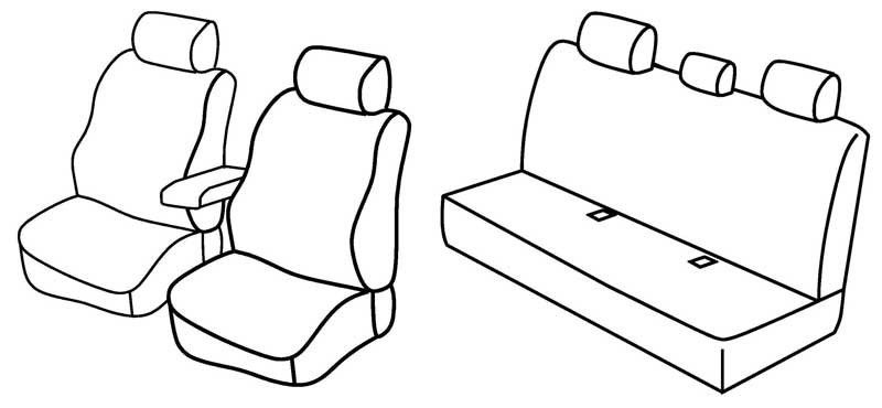 Set coprisedili Superior - Beige - su misura per Bmw Serie 3 (E90) (03/05>01/12)