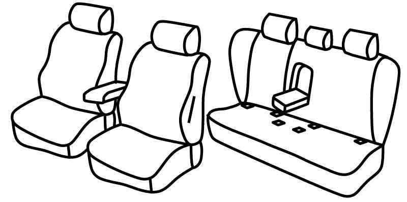Set coprisedili Superior - Beige - su misura per Bmw Serie 3 (E90) (03/05>01/12)