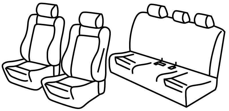 Set coprisedili Superior - Beige - su misura per Bmw Serie 3 (F30) (02/12>11/18)