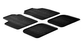 Set tappeti su misura in gomma  Fiat Panda (09/03>01/12) -  Fiat Panda Classic (02/12>12/12)