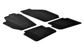 Set tappeti su misura in gomma  Skoda Fabia 4p (09/01>04/07) -  Skoda Fabia 5p (02/00>01/15) -  Skoda Fabia Wagon (01/01>03/15)