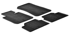 Set tappeti su misura in gomma  Bmw Serie 1 (E81) (03/07>06/12) -  Bmw Serie 1 (E87) (09/04>08/11) -  Bmw Serie 1 Cabrio (E88) (03/08>09/11) -  Bmw Serie 1 Coupè (E82) (09/07>12/13)