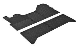 Set tappeti su misura in gomma  Iveco Daily (06/14>) doppia cabina