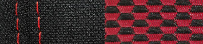 Set coprisedili Superior - Nero/Rosso - su misura per Renault Megane II 5p (10/02>10/08) fino al 8/2006