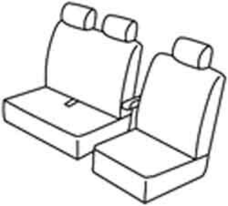 Set coprisedili Superior - Nocciola - su misura per Iveco Daily (05/06>05/14)