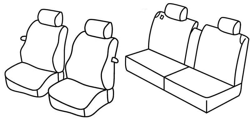 Set coprisedili Superior - Beige - su misura per Volvo C30 (10/06>03/13)